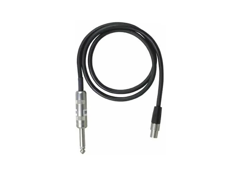 Shure instrument cable for transmitters, TA4F/jack 